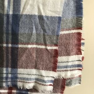 Checkered blanket scarf from Zara